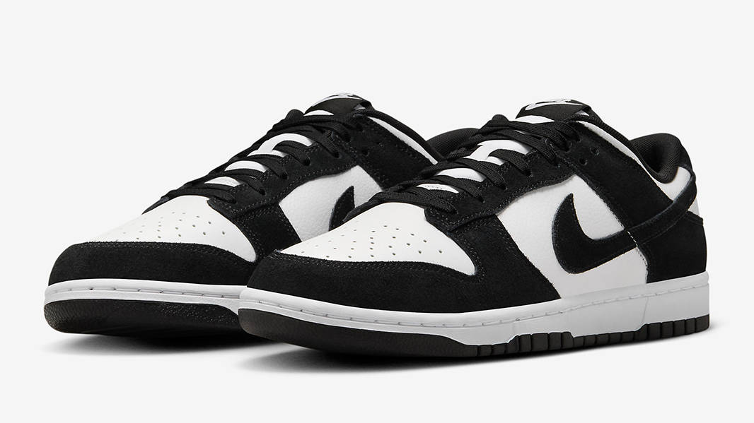 Nike Dunk Low Suede Panda FQ8249-100 Side