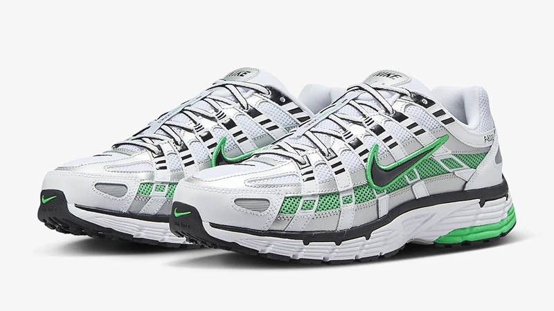 Nike P-6000 Metallic Silver Spring Green CD6404-104 Side