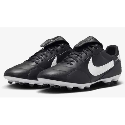 Nike Premier 3 FG Low-Top Football Boot Black White Front