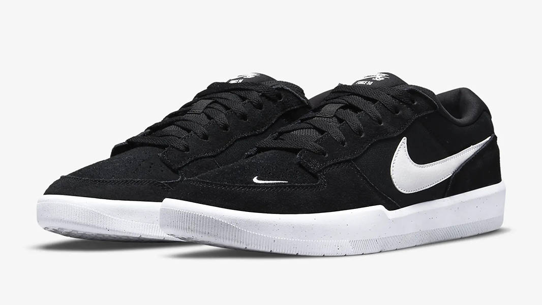 Nike SB Force 58 Black White CZ2959-001 Side