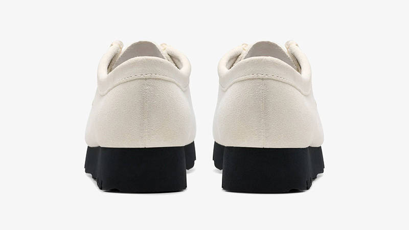 Paper Girl x Clarks Wallabee White back