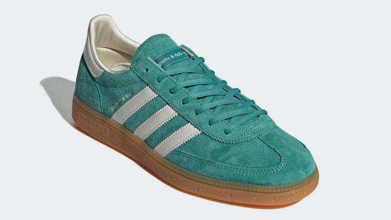 Sporty & Rich x adidas Handball Spezial Green White Gum IH2148 Front