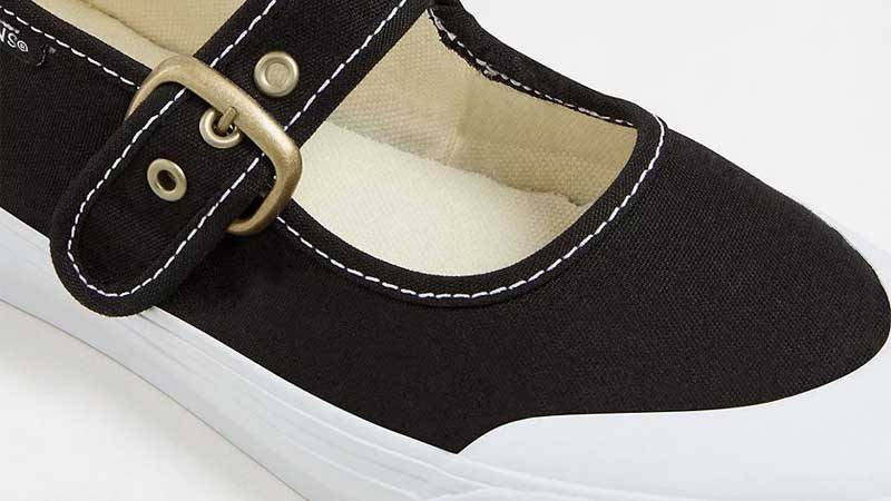 Vans Mary Jane Black Closeup