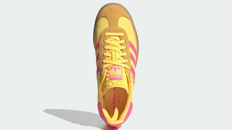 adidas Gazelle Bold Yellow Pink Middle