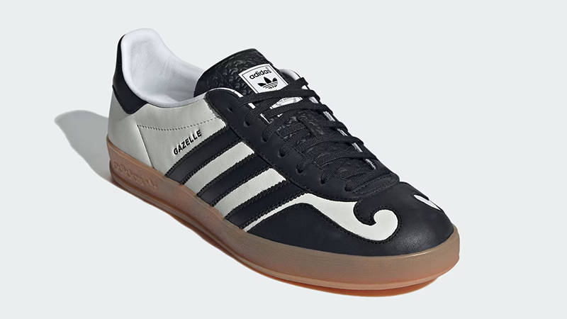 adidas Gazelle Gatsin White Black front