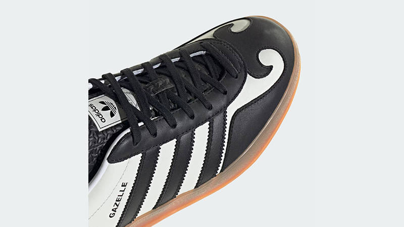 adidas Gazelle Gatsin White Black toe