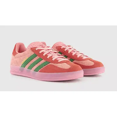 adidas Gazelle Indoor Semi Pink Green IG6782 Side