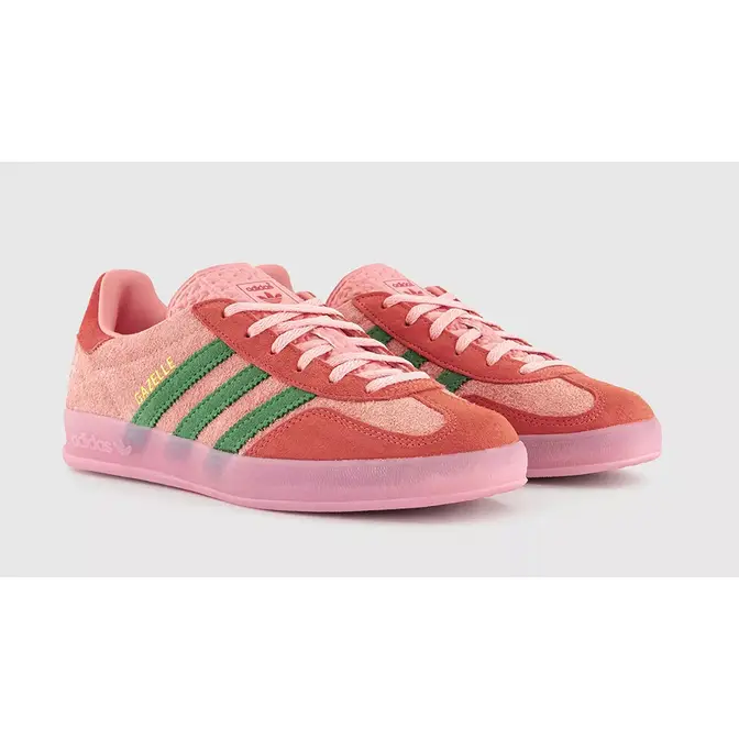 adidas Gazelle Indoor Semi Pink Green IG6782 Side