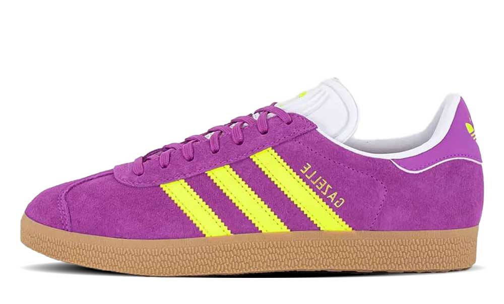 adidas Gazelle Purple Yellow