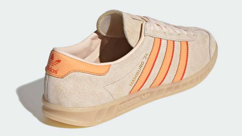 adidas Hamburg Crystal Sand Hazy Orange Back