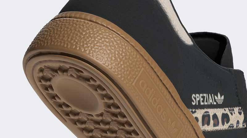 adidas Handball Spezial Black Leopard Closeup