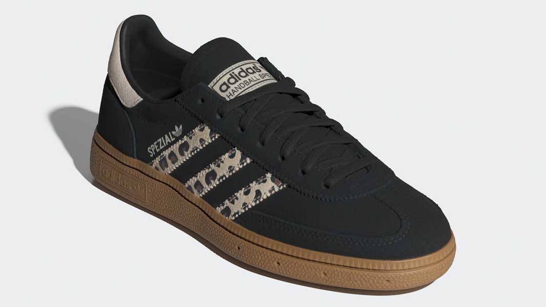 adidas Handball Spezial Black Leopard Front