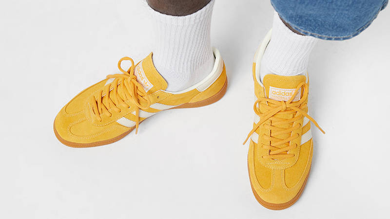 adidas Handball Spezial Preloved Yellow IF7088 on foot