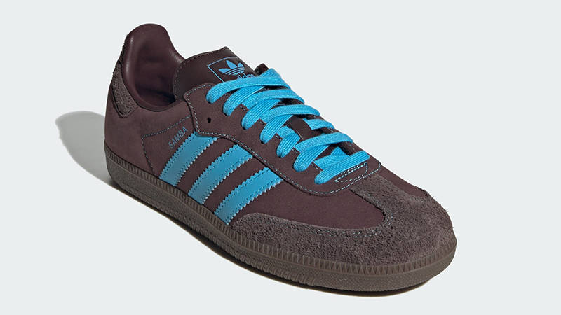 adidas Samba OG Shadow Brown Sky Rush JI2733 front