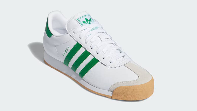 adidas Samoa Cloud White Green JH9078 front