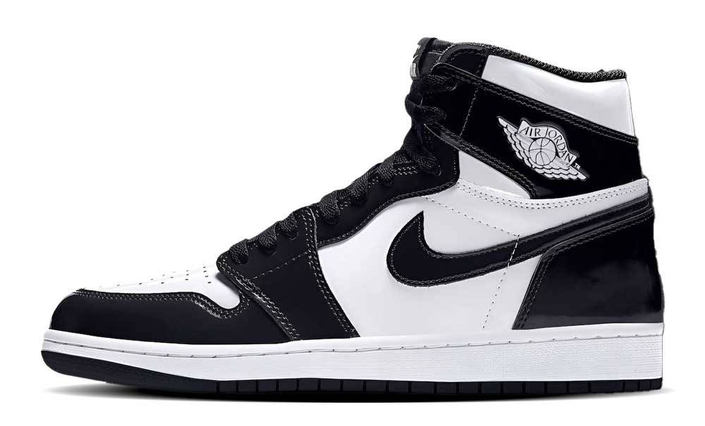 Air Jordan 1 High OG Patent Black White
