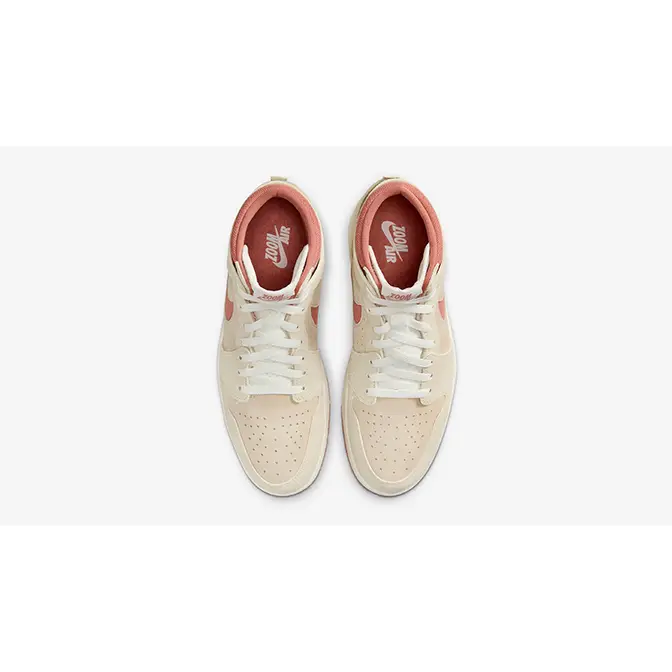 Air Jordan 1 High Zoom CMFT 2 Tan Salmon DV1307-102 Top