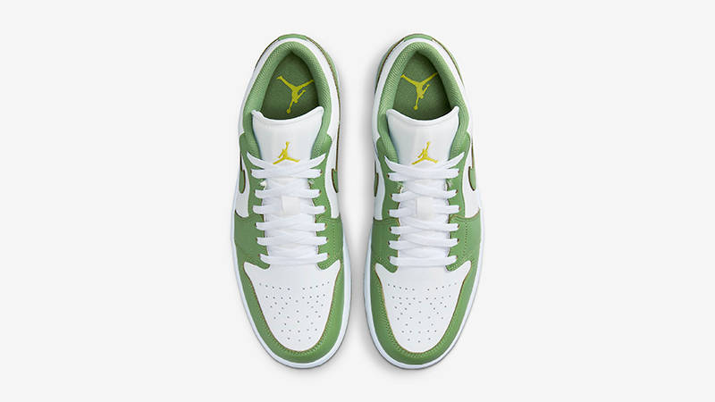 Air Jordan 1 Low Chlorophyll HF4823-100 Top
