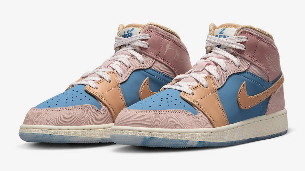 Air Jordan 1 Mid GS Zen FN7452-400 Side