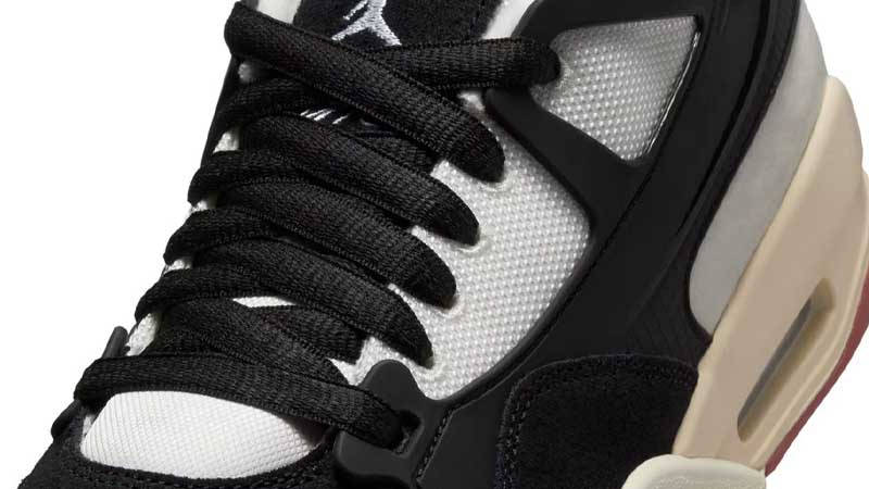 Air Jordan 4 RM Canyon Rust Side Closeup