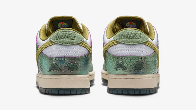 Alexis Sablone x Nike SB Dunk Low Oil Green HJ3386-300 Back