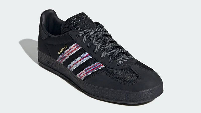 Alwayth × adidas Gazelle Indoor Black front