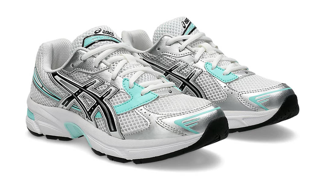 ASICS GEL-1130 GS White Turqouise 1204A163-102 Front