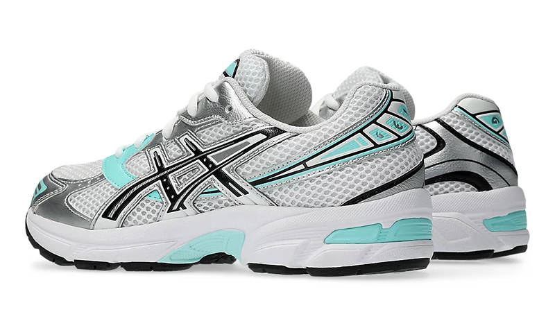 ASICS GEL-1130 GS White Turqouise 1204A163-102 Side