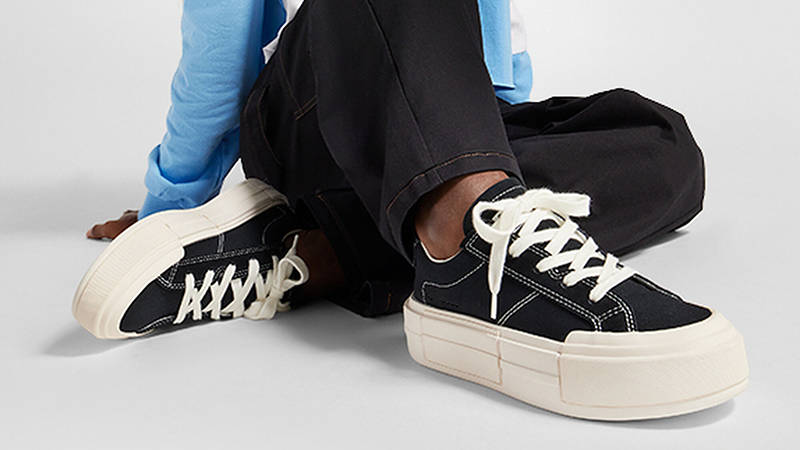 Converse Chuck Taylor All Star Cruise Black White on foot