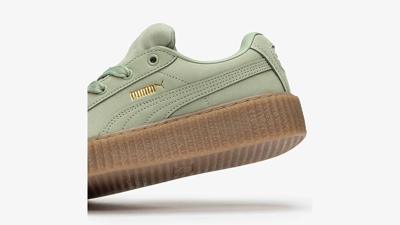 Fenty x PUMA Creeper Phatty Nubuck Green Fog Gum Where To Buy 396813 02 The Sole Supplier