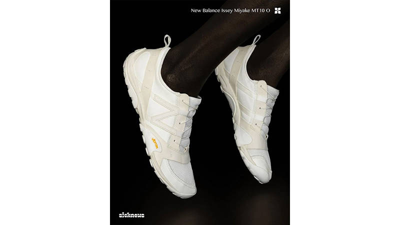 Issey Miyake x New Balance MT10 White on foot