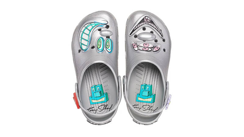 Kenny Scharf x Crocs Classic Clog Silver | 209487-040 | The