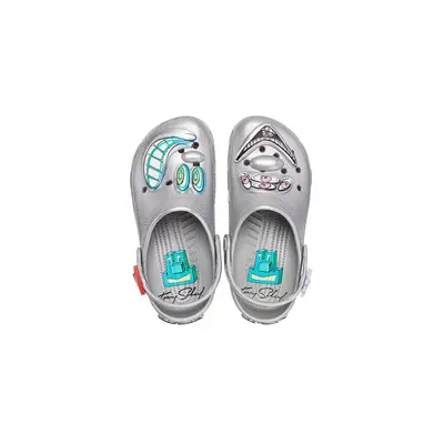 Kenny Scharf x Crocs Classic Clog Silver | 209487-040 | The