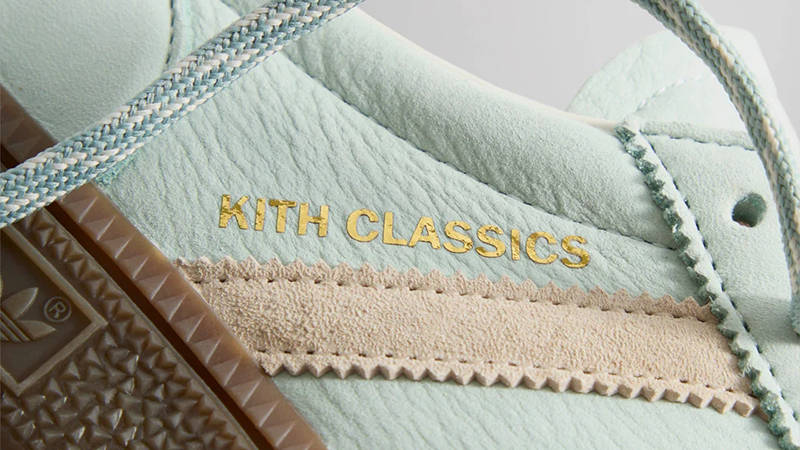 Kith x adidas Handball Spezial Amazon Green IH2623 Detail 2
