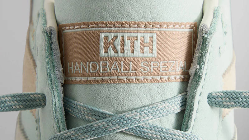 Kith x adidas Handball Spezial Amazon Green IH2623 Detail