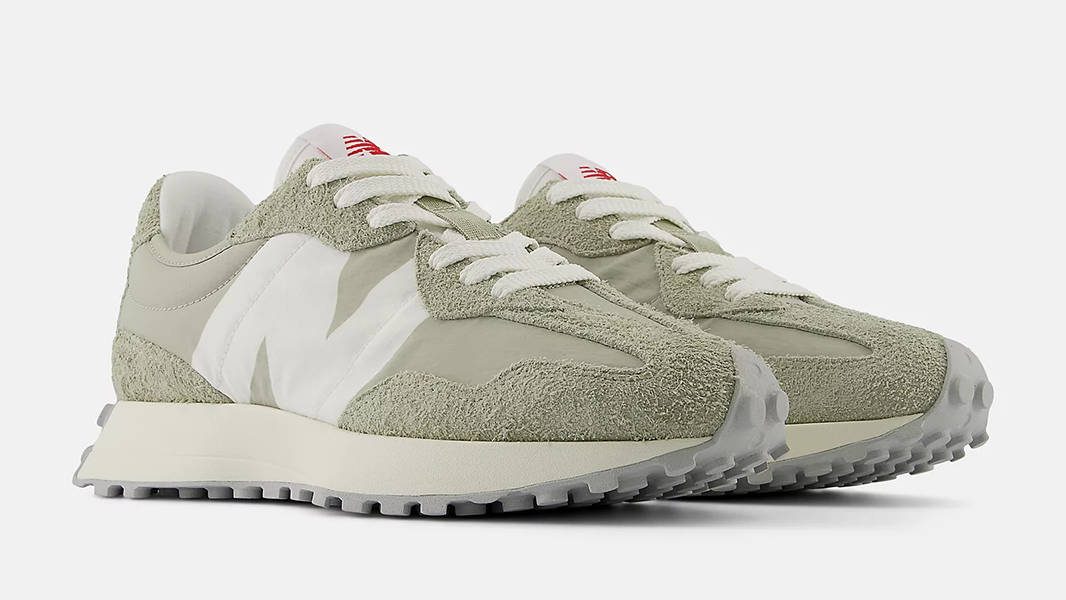 New Balance 327 Dark Olivine U327LM Side