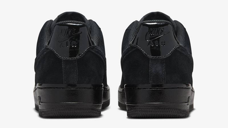 Suede air force 1 all black online