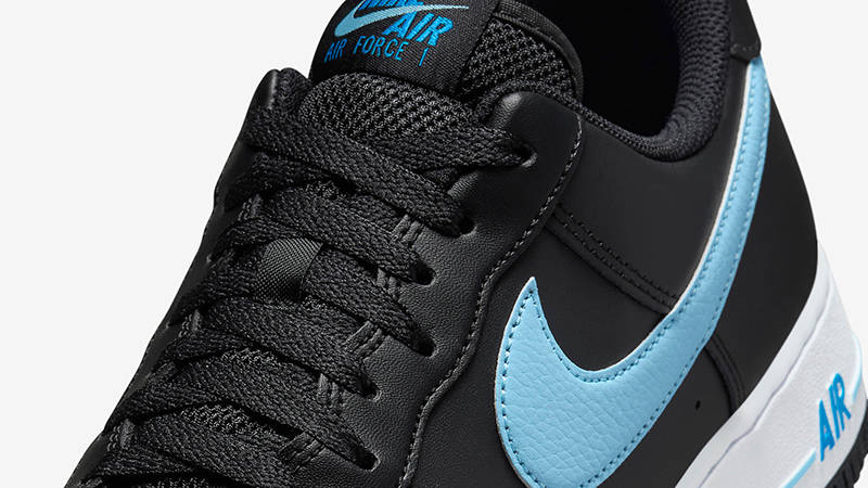 Nike Air Force 1 Low Black University Blue HF3839-001 Detail 2