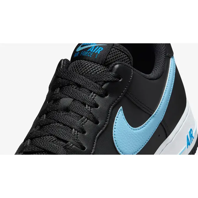 Nike Air Force 1 Low Black University Blue HF3839-001 Detail 2