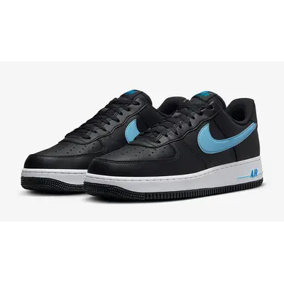 Nike Air Force 1 Low Black University Blue HF3839-001 Side