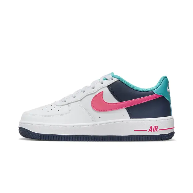 air force 1 black pink blue