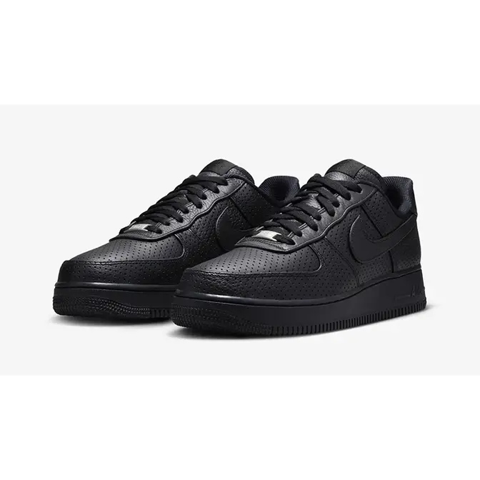 Nike Air Force 1 Low Perforated Black Where To Buy HF8189 001 The Sole Supplier