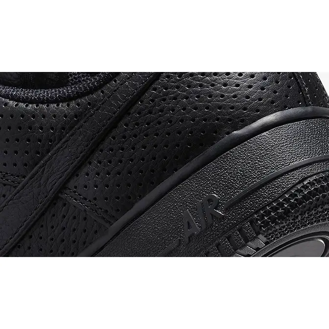 Air force 1 black adults best sale