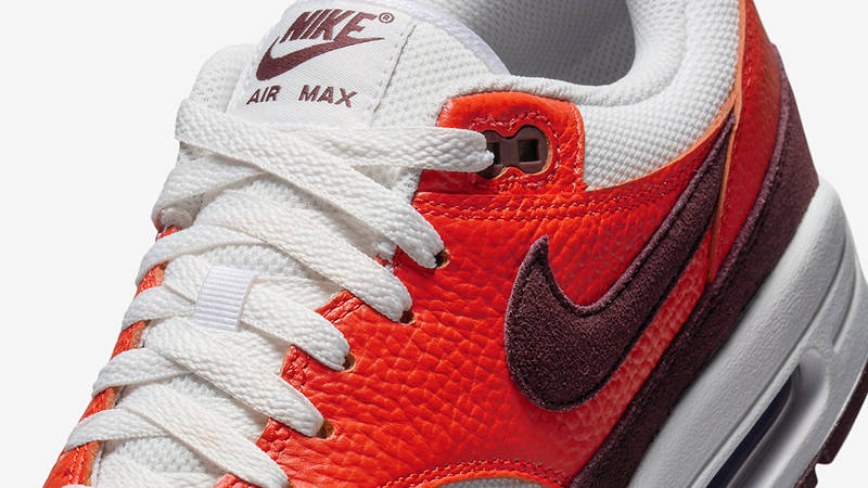 Nike Air Max 1 Burgundy Crush Picante Red FN6952-102 Detail
