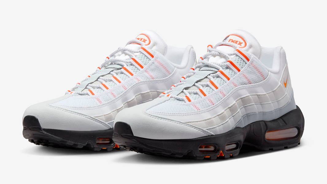 Nike Air Max 95 Wolf Grey Safety Orange HM0622-002 Side