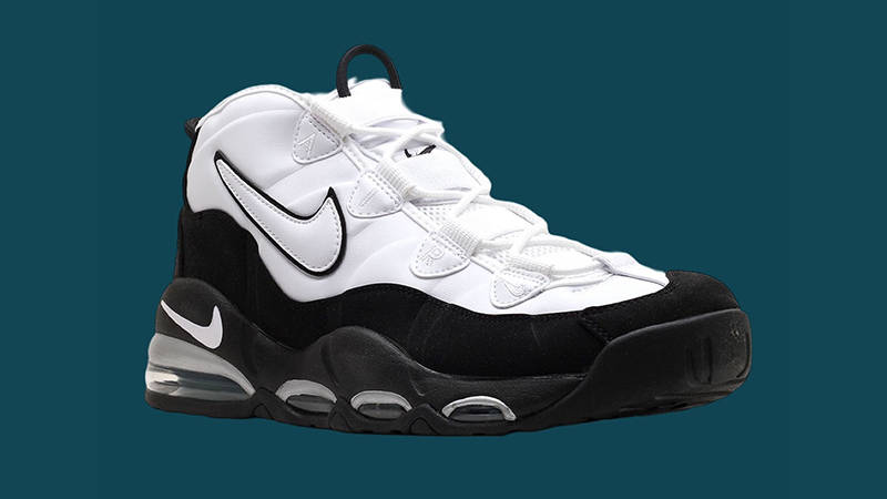 Nike Air Max Uptempo White Black Teal front