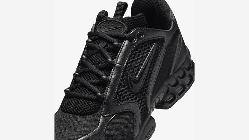 Nike Air Zoom Spiridon Cage 2 Triple Black tongue
