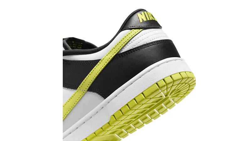 Nike Dunk Low Bright Cactus heel