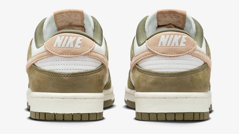 Nike Dunk Low Medium Olive Sail Back