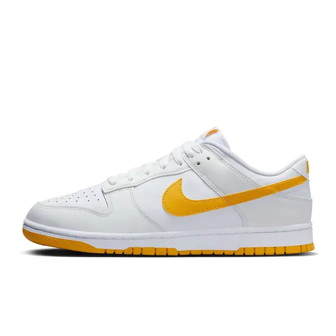 Nike Dunk Low White University Gold | Where To Buy | DV0831-110 | The Sole  Supplier